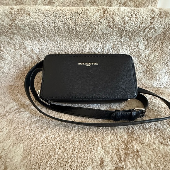 Karl Lagerfeld Black Crossbody Bag - Picture 5 of 7